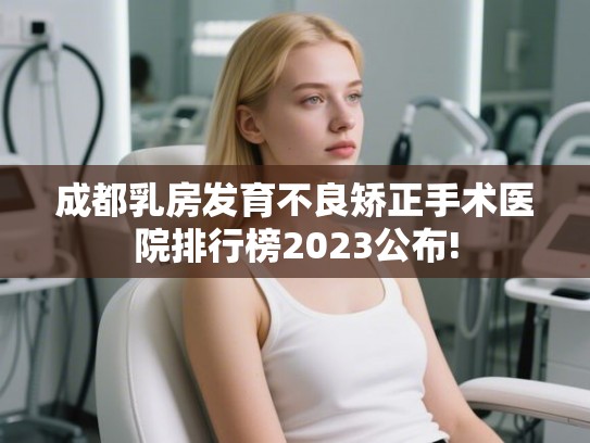 成都乳房发育不良矫正手术医院排行榜2023公布! 成都乳房发育不良矫正手术医院排行榜2023公布!