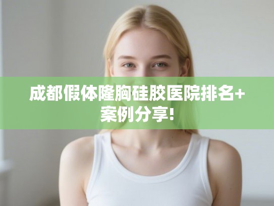 成都假体隆胸硅胶医院排名+案例分享!
