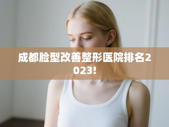 成都脸型改善整形医院排名2023! 成都脸型改善整形医院排名2023!