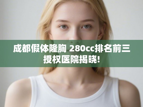 成都假体隆胸 280cc排名前三授权医院揭晓! 成都假体隆胸 280cc排名前三授权医院揭晓!