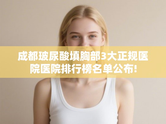 成都玻尿酸填胸部3大正规医院医院排行榜名单公布! 成都玻尿酸填胸部3大正规医院医院排行榜名单公布!