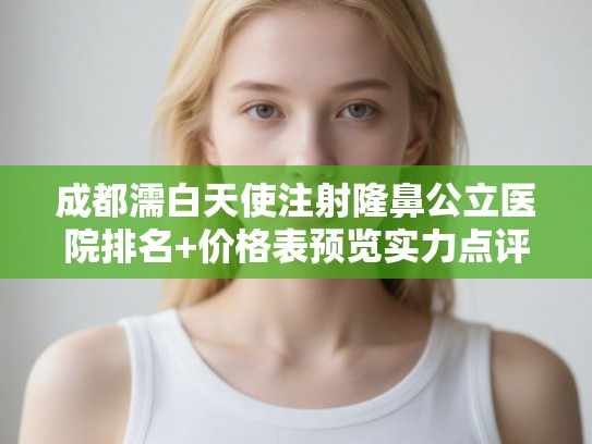 成都濡白天使注射隆鼻公立医院排名+价格表预览实力点评!
