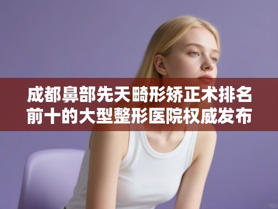 成都鼻部先天畸形矫正术排名前十的大型整形医院权威发布! 成都鼻部先天畸形矫正术排名前十的大型整形医院权威发布!