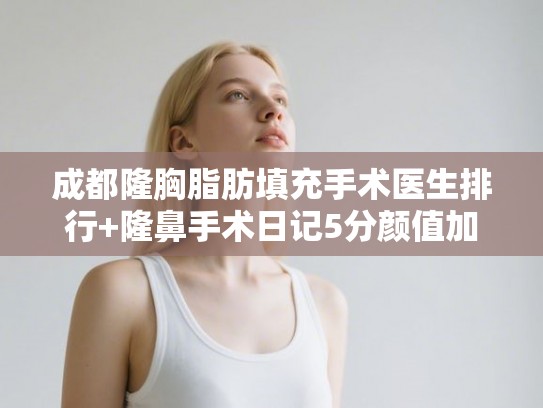 成都隆胸脂肪填充手术医生排行+隆鼻手术日记5分颜值加到9分! 成都隆胸脂肪填充手术医生排行+隆鼻手术日记5分颜值加到9分!