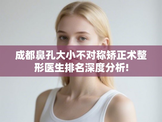 成都鼻孔大小不对称矫正术整形医生排名深度分析! 成都鼻孔大小不对称矫正术整形医生排名深度分析!