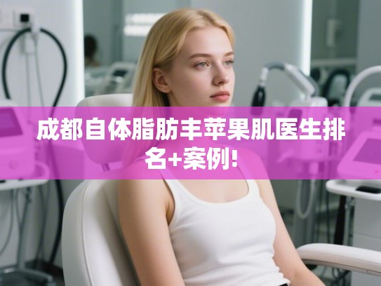 成都自体脂肪丰苹果肌医生排名+案例!
