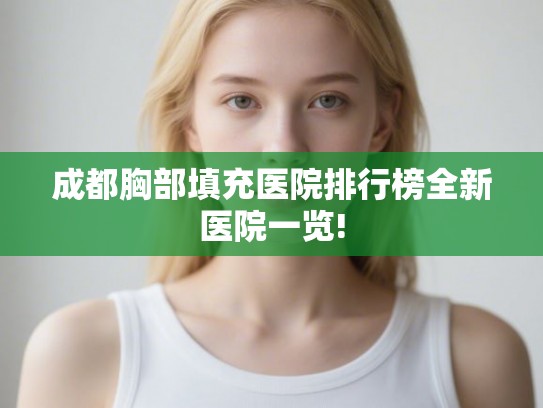 成都胸部填充医院排行榜全新医院一览!