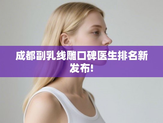 成都副乳线雕口碑医生排名新发布! 成都副乳线雕口碑医生排名新发布!