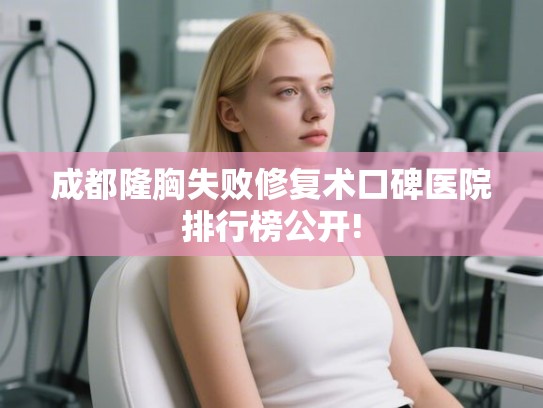 成都隆胸失败修复术口碑医院排行榜公开!