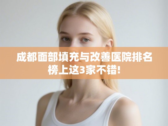 成都面部填充与改善医院排名榜上这3家不错! 成都面部填充与改善医院排名榜上这3家不错!