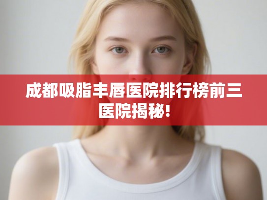 成都吸脂丰唇医院排行榜前三医院揭秘! 成都吸脂丰唇医院排行榜前三医院揭秘!