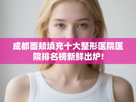 成都面颊填充十大整形医院医院排名榜新鲜出炉!