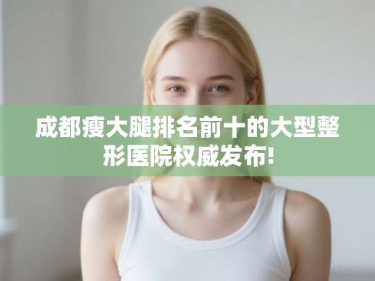 成都瘦大腿排名前十的大型整形医院权威发布! 成都瘦大腿排名前十的大型整形医院权威发布!