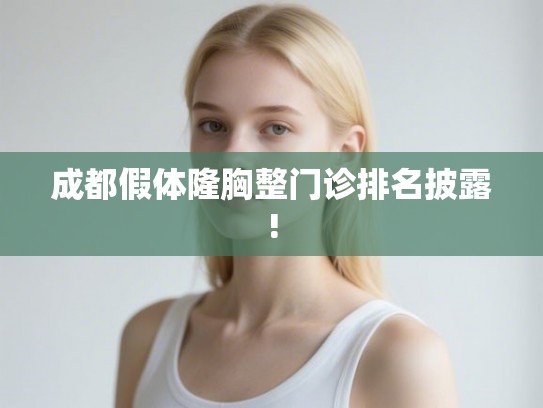 成都假体隆胸整门诊排名披露!