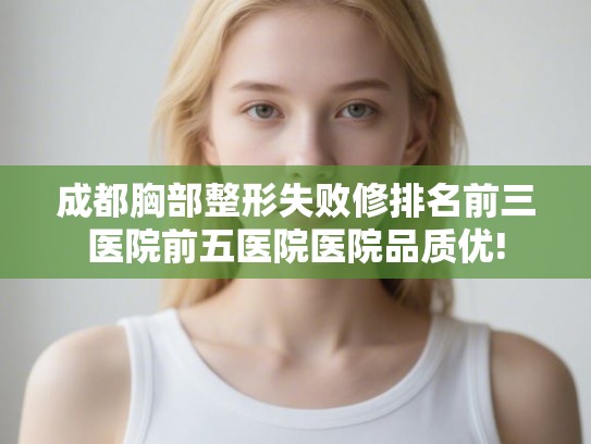 成都胸部整形失败修排名前三医院前五医院医院品质优! 成都胸部整形失败修排名前三医院前五医院医院品质优!