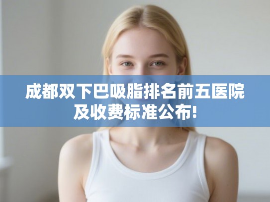 成都双下巴吸脂排名前五医院及收费标准公布! 成都双下巴吸脂排名前五医院及收费标准公布!