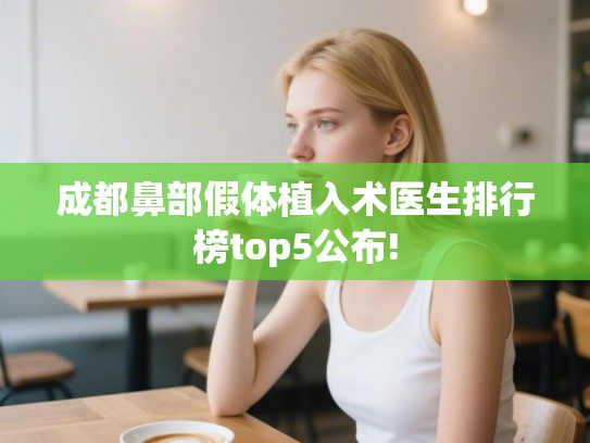 成都鼻部假体植入术医生排行榜top5公布!