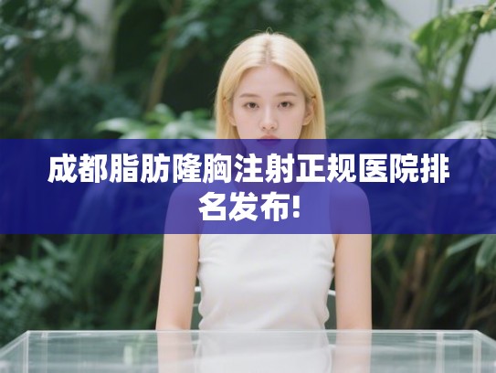 成都脂肪隆胸注射正规医院排名发布! 成都脂肪隆胸注射正规医院排名发布!