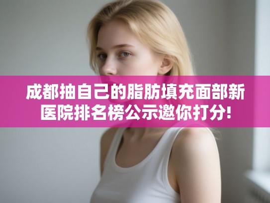 成都抽自己的脂肪填充面部新医院排名榜公示邀你打分!