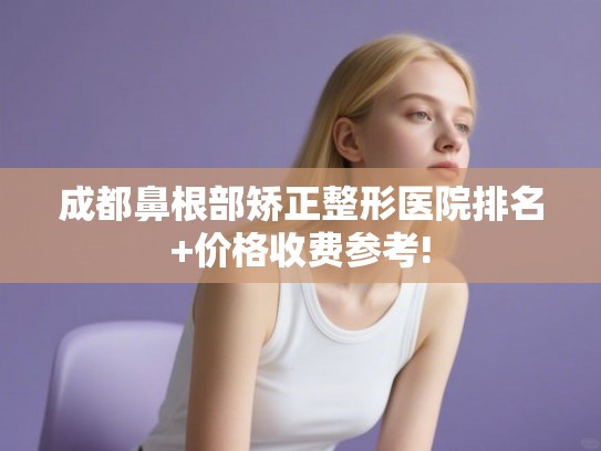 成都鼻根部矫正整形医院排名+价格收费参考! 成都鼻根部矫正整形医院排名+价格收费参考!