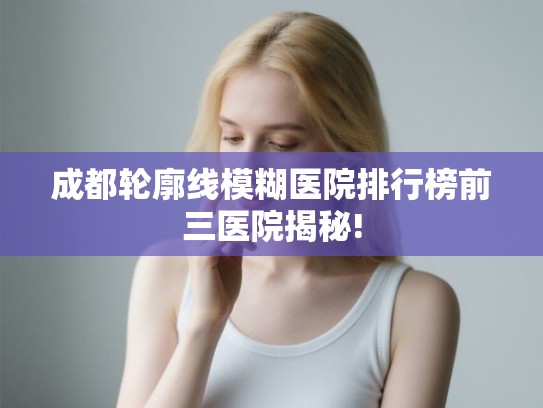 成都轮廓线模糊医院排行榜前三医院揭秘! 成都轮廓线模糊医院排行榜前三医院揭秘!