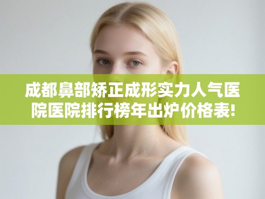 成都鼻部矫正成形实力人气医院医院排行榜年出炉价格表! 成都鼻部矫正成形实力人气医院医院排行榜年出炉价格表!