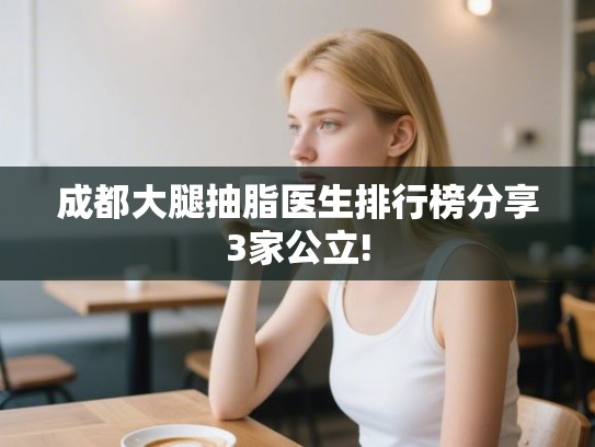 成都大腿抽脂医生排行榜分享3家公立!