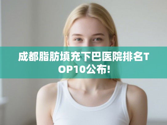 成都脂肪填充下巴医院排名TOP10公布!