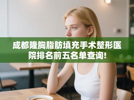 成都隆胸脂肪填充手术整形医院排名前五名单查询! 成都隆胸脂肪填充手术整形医院排名前五名单查询!