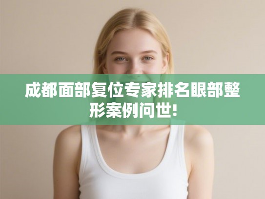 成都面部复位专家排名眼部整形案例问世! 成都面部复位专家排名眼部整形案例问世!