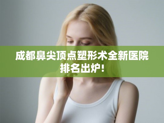 成都鼻尖顶点塑形术全新医院排名出炉!
