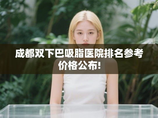 成都双下巴吸脂医院排名参考价格公布!