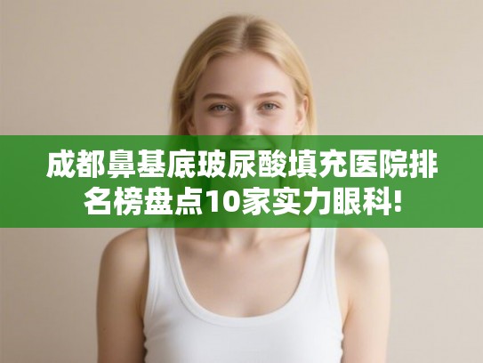 成都鼻基底玻尿酸填充医院排名榜盘点10家实力眼科!