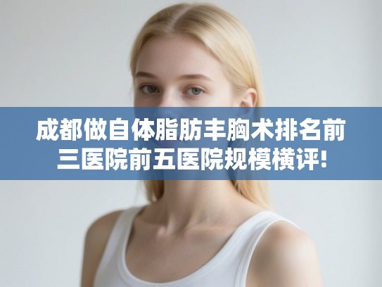 成都做自体脂肪丰胸术排名前三医院前五医院规模横评! 成都做自体脂肪丰胸术排名前三医院前五医院规模横评!