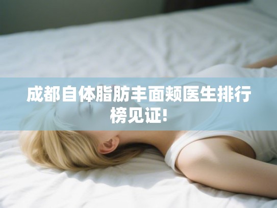 成都自体脂肪丰面颊医生排行榜见证! 成都自体脂肪丰面颊医生排行榜见证!