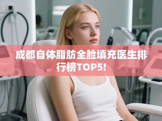 成都自体脂肪全脸填充医生排行榜TOP5!