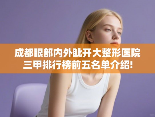 成都眼部内外眦开大整形医院三甲排行榜前五名单介绍!