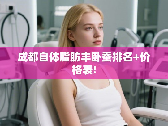 成都自体脂肪丰卧蚕排名+价格表!
