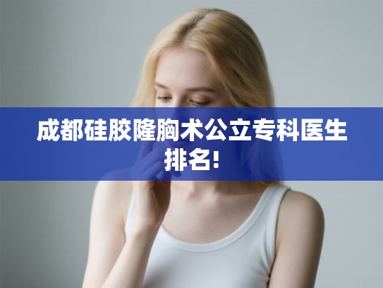 成都硅胶隆胸术公立专科医生排名!