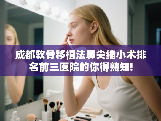 成都软骨移植法鼻尖缩小术排名前三医院的你得熟知!