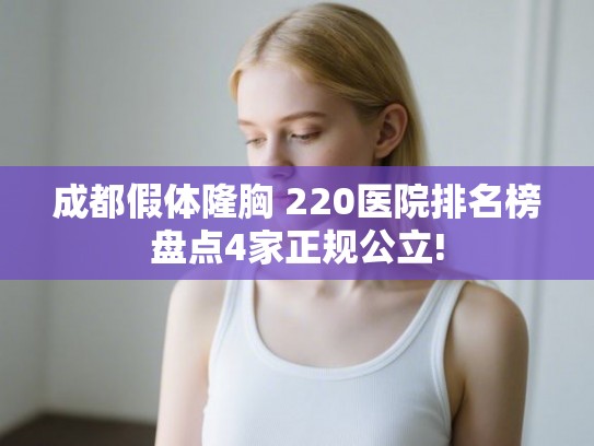 成都假体隆胸 220医院排名榜盘点4家正规公立!