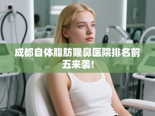 成都自体脂肪隆鼻医院排名前五来袭!