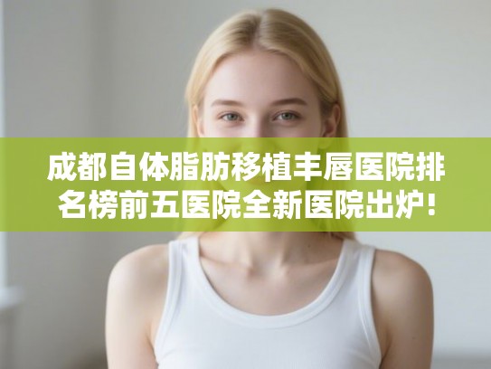 成都自体脂肪移植丰唇医院排名榜前五医院全新医院出炉!
