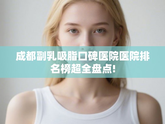 成都副乳吸脂口碑医院医院排名榜超全盘点!