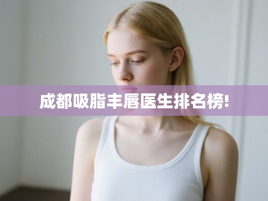 成都吸脂丰唇医生排名榜!