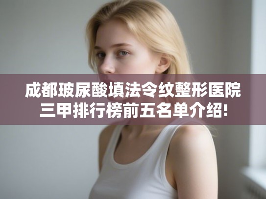 成都玻尿酸填法令纹整形医院三甲排行榜前五名单介绍!
