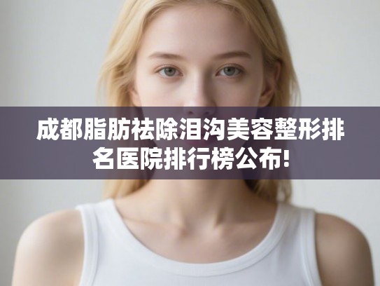 成都脂肪祛除泪沟美容整形排名医院排行榜公布!