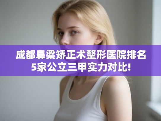 成都鼻梁矫正术整形医院排名5家公立三甲实力对比!