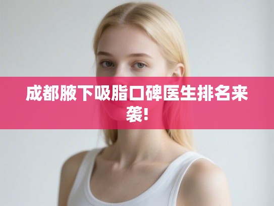 成都腋下吸脂口碑医生排名来袭!