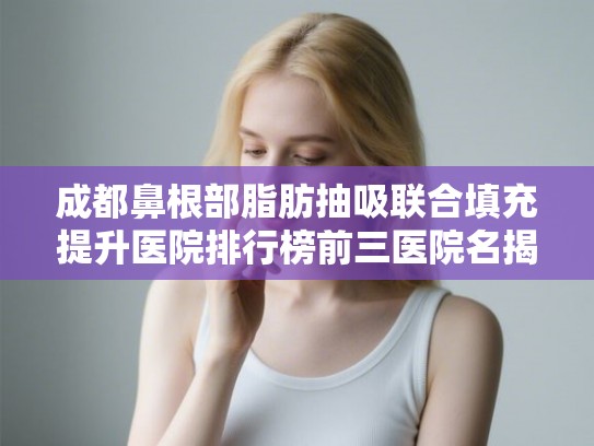 成都鼻根部脂肪抽吸联合填充提升医院排行榜前三医院名揭晓!